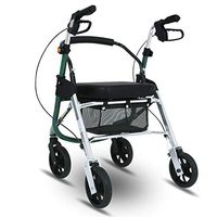 Rolling Walkers Walkers Walking Frame Green Walker Upright Walker Wheelchairs Folding Lightweight 546580cm Shopping Cart Walkers of The Elderly Walking Frame with Wheels Rolling Walke