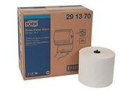 Tork 291370 Basic Paper Wiper, Roll Towel, 1-Ply, 7.68" Width x 1,150' Length, White (Case of 4 Rolls, 1,452 per Roll, 5,808 Wipers per Case) For use with Tork 651220 or 651228