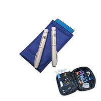 Medicool Poucho Diabetic Wallet+Daily Diabetic Organizer Bundles | PDP+DAILYBundle-Blue