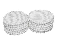 LTWHOME 7.8 Inch Scrubby Mop Pads Fit for Bissell Spinwave 2039 Series 2039A 2124 (Pack of 12)