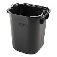 Rubbermaid Commercial Products 1857378 Executive Series Pail, 5 Quart, Black (Pack of 4)