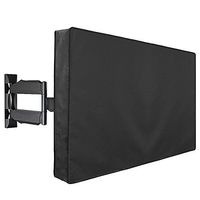Outdoor TV Cover, Weatherproof Universal Protector for 60" - 65" LCD, LED, Plasma Television Screens. Dust-Proof with Bottom Seal and Soft Liner - Compatible with Standard Mounts and Stands