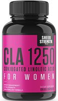 High Potency CLA 1250 for Women (120 Softgels) ~ Proven Natural Weight Loss Supplement | Non-GMO Conjugated Linoleic Acid from Safflower Oil | Sheer Strength Labs