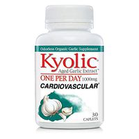 Kyolic Aged Garlic Extract One Per Day Cardiovascular Supplement, 30 Vegetarian Capsules