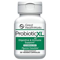 Probiotic XL 12.5 Billion CFU, 30 Delayed Release Capsules, Once Daily Prebiotic for Digestive & Immune Support - Gluten Free