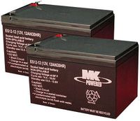12 Volt 12 Amp SLA Battery - MK Battery 12V 12A Rechargeable Sealed Lead Acid Batteries - For Peg Perego, Ride On Cars, Currie, Ezip, Izip, Razor, and many 24 Volt Electric Scooters .
