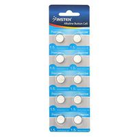 Insten AG13 LR44 303 357 357A A76 LR1154 1.5V Watch Cell Coin Button Alkaline Battery (Pack of 10-Piece)