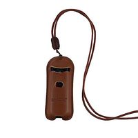 CEOKS for Smok Nord PU Leather Case Lanyard Skin Holder Carrying Bag Pocket with Anti-Lost Rope (PU Leather Brown)