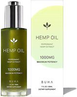 Hemp Oil for Pain & Anxiety Relief - 1000mg - Natural Anti Inflammatory & Joint Support. Improves Sleep Quality & Mood. Grown & Made in The USA. Herbal Drops - Peppermint Flavor (1 FL oz).