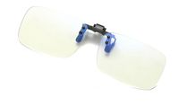 Phaedra FU Blue Light Filter Clip-on Computer Reading Glasses Strain Relief Anti-glare Radiaton Protection Eyewear (Transparent)