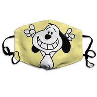 SSUJ7 Snoopy Yellow Men Women Adjustable Earloop Mouth Guard Anti-Dust Washable Reusable Mouth Guard for Kids Teens Adults Anti Pollution,Anti-smog