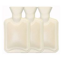 NUOMI 2L Hot Water Bottle Classic Rubber Warm Water Bag Extra Thickened Protective Warm Bag for Hot Therapy, Relieving Cramps, Arthritis, Aches and Pains, No Cover