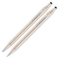 Top 10 Jewelry Gift Century 14k Gold Filled Soft Rose Color Ball-point Pen and 0.7mm Pencil