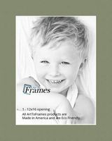 12x16 Palm / Basil Custom Mat for Picture Frame with 8x12 opening size (Mat Only, Frame NOT Included)