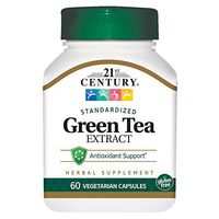 21st Century Green Tea Extract Veg Capsules, 60 Count