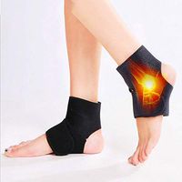 MOXIN Ankle Brace Heating, Heat Ankle Wraps Ankle Therapy with Tourmaline Self Heating Magnetic Ankle Wrap for Pain Relief, Injury, Sprain