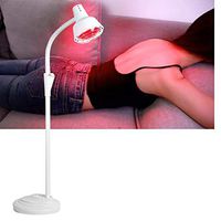 AWLAMP 275W Infrared Light Therapy for Pain IR Heating Red Lamp Floor Flexible Arm Adjustable Heat for Thermotherapy Muscle Pain Relief Accupuncture Treatment