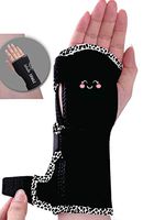 Wrist Brace Carpal Tunnel - Relief & Support by Margin Wellness Removable Splint Hand Brace Compression Light Weight Adjustable Breathable Fits Left or Right Hand Daytime & Nightime  Sassy Animal Print MED/LG