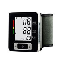 NiCMs Wrist Blood Pressure Monitor, Automatic Blood Pressure Monitor with 2 Users Mode,Large LCD Display,Portable Case - Perfect Device for Home Use,FDA Approved