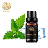 Aphrosmile Peppermint Essential Oil，FDA Certified - 100% Pure Peppermint Oil, Organic Therapeutic-Grade Aromatherapy Essential Oil 10mL/0.33oz