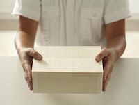 VerTerra 7" x 7" Medium Collapsible Box with Attached Lid | Elegant, Very Durable Disposable Wedding and Party Boxes | 100% Biodegradable, Compostable | Sustainable | 300 Count