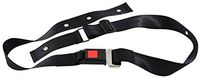 Secure SBNA-1 Quick Release Wheelchair Seat Belt Safety Harness, Black - Adjustable 42"-62"