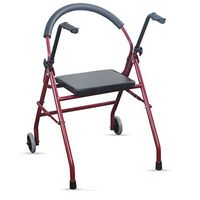 Luckya Elderly Walker, Disabled Walking Frame, Rehabilitation Exerciser, Foldable Belt Pulley Non-Slip Walking Stick with Hospital