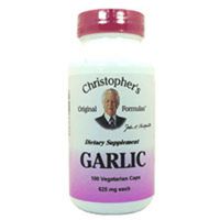 Single Herb Garlic, 100 Vegicaps by Dr. Christophers Formulas (Pack of 2)