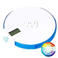 EFGS Automatic Pill Dispenser Weekly Pill Timer Alarm with Led Light Portable Seven Day Pill Organizer Seal Waterproof,Blue