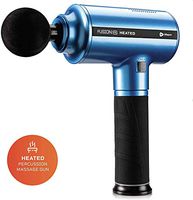 Fusion FX Heated Percussion Massage Gun - Deep Tissue Massager for Muscle Pain Relief, Enhanced Recovery for Athletes & Percussive Therapy - 3 Auto Modes, 5 Powerful Speeds, Handheld Electric Device