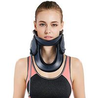 Neck Traction Cervical Device - Neck & Shoulder Pain Relief - Stretcher Collar for Travel/Home Improved Spine Alignment