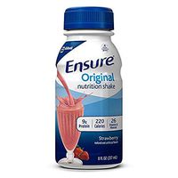 Ensure Original Nutrition Strawberry Meal Replacement Shakes with 9g of Protein 8 fl. oz,