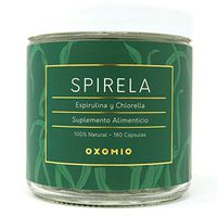 Spirela by Oxomio - Organic Spirulina and Chlorella (180 Capsules) Immune Support
