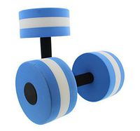 Water Dumbells,Ferryone Aqua Fitness Barbells Exercise Hand Bars,Set of 2 Foam Dumbbells(Green)