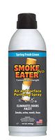 Smoke Eater - Breaks Down Smoke Odor at The Molecular Level - Eliminates Cigarette, Cigar or Pot Smoke On Clothes, in Cars, Boats, Homes, and Office - Travel Spray Bottle (Spring Fresh Linen (16 oz))