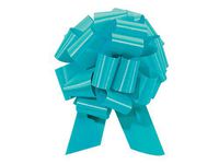 Turquoise 5.5 Inch 20 Loop Pull Bows 10 Pack Gift Wrap Christmas Wedding Gift Wrap Pull Bows Pull String Bows A1 Bakery Supplies