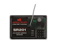 Horizon Hobby Spektrum SR201 SR201 2-Ch DSM Sport Surface Rx - Coated