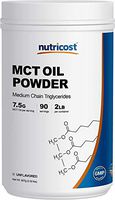 Nutricost MCT Oil Powder 2LBS (32oz) - Great for Ketosis and Ketogenic Diets - Zero Net Carbs - Non-GMO + Gluten Free