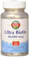 KAL 10000 Mcg Ultra Biotin Tablets, 90 Count