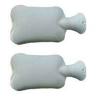 2PCS Mini Water Injection Warm Water Bag, 500ml Rubber Hot Water Bottle for Pain Relief, Hot and Cold Treatment