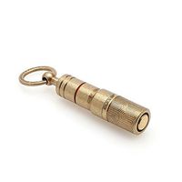 JIFENG Cigar Punch – Copper Bronzy Engraved - Zig-Zag Ripple Carving - 2 Size Blades - Retractable and Screw Out Punch - Protective Gift Box Included - Smoking Accessories - Portable for Outdoor Use