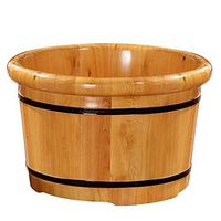 Feet Soaking Tub，Foot Basin Wooden Bucket，Solid Wood Foot Soaking Barrel，Foot Spa Wooden Tub，Wooden Foot Bath Barrel，Foot Tub for Soaking Feet
