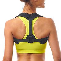 ZHXHX Off-Shoulder Support Orthosis Posture Hunchback Correction Adjustable Belt Belt Suitable for Adult Children Clavicle Support Ventilation