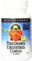 SOURCE NATURALS Policosanol Cholesterol Complex Tablet, 30 Count