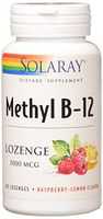 Solaray Methyl B 12 5000 Mcg, Lemon, 60 Count