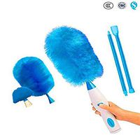 Hurricane Spin Duster Motorized Dust Wand, The Electric Duster That Removes Dust in A Single Spin (Size : Battery type (without battery))
