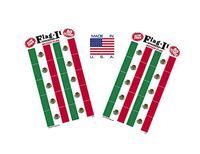 Made in The USA! 2 Packs of Flag-It Mexico Flag Stickers, 100 Mexican Sticker Decals