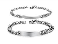 His or Hers Matching Set Couple Titanium Magnetic Bracelet Anti-fatigue Anti-radiation in a Gift Box (Hers)