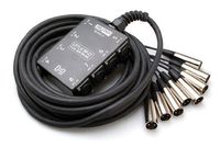 Hosa ProConex Little Bro' Sub Snakes Xlr x 8 - (50 Feet) (Black) (8 Channel)