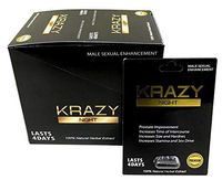 Krazy Night Black 24Pills in The Box Best Male Enhancing Natural Performance Capsules Most Effective Natural Amplifier for Performance, Energy, and Endurance (Black 24 Pills)